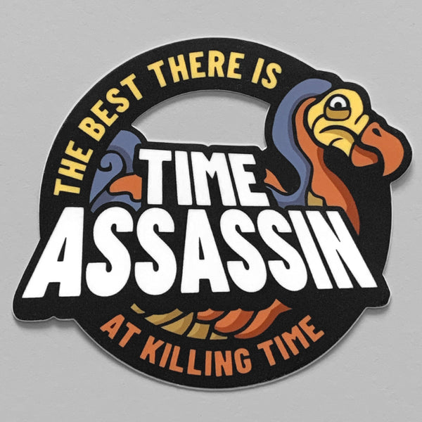 Time Assassin (Dodo) sticker (3.5" x 3.1")