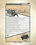 Greeting Card (Blank Inside) - “Maker's Rules”