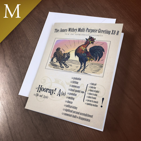 Greeting Card (Multi-Purpose) - “Congratulations X8-R”