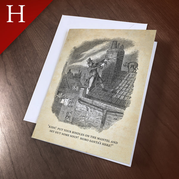 Greeting Card (Holidays) - “Hobo Santa”