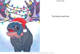Greeting Card (Holidays) - “Antlers”