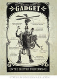Greeting Card (Blank Inside) - “Gadget, The Electric Policeman”
