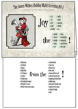 Greeting Card (Holidays) - “Joy”, Multi-Purpose HV-2