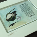 Tank Ewe | Roll-a-Sketch Original Watercolor