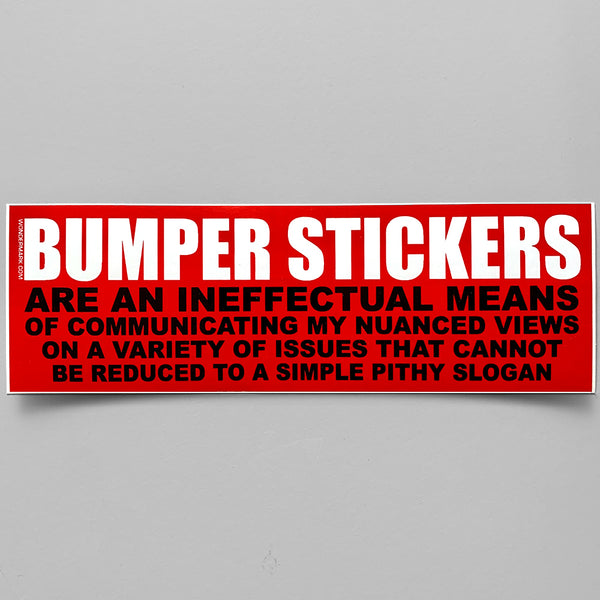 Meta Bumper Sticker (8.5" x 2.75")