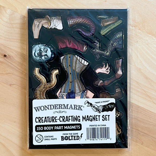 Bolted! Body Parts Magnet Set