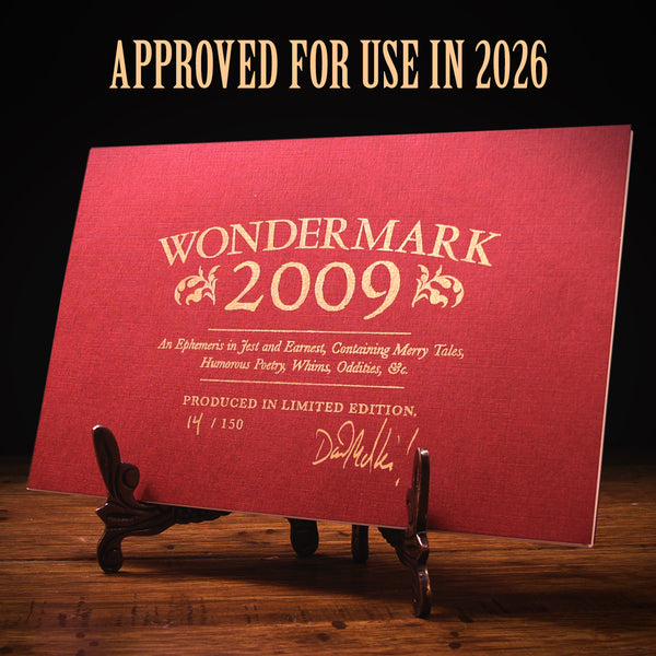 The Wondermark Calendar (2009 for 2026)