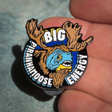 Enamel Pin - Big Piranhamoose Energy