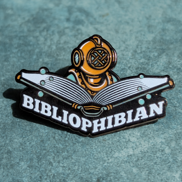 Enamel Pin - Bibliophibian (Diver)