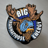 Enamel Pin - Big Piranhamoose Energy