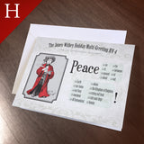 Greeting Card (Holidays) - “Peace”, Multi-Purpose HV-4