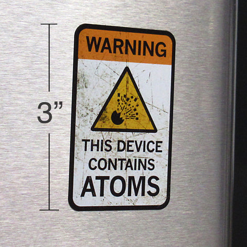 This Item Contains Atoms