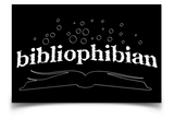 Bibliophibian sticker (4.25" x 2.75")