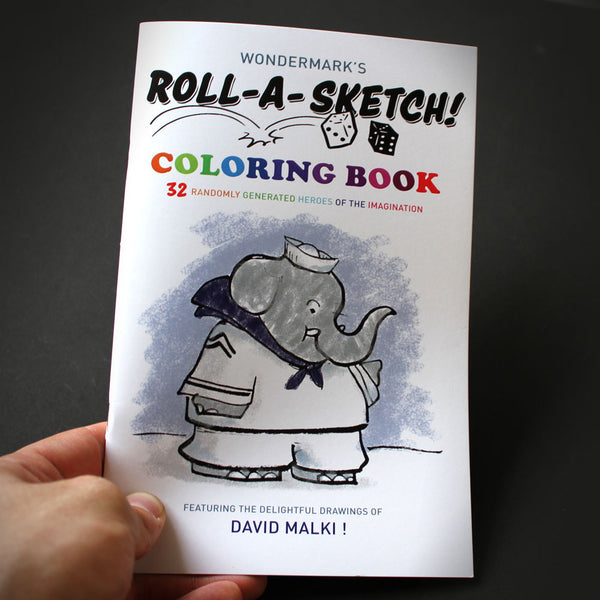 Roll-a-Sketch Coloring Book
